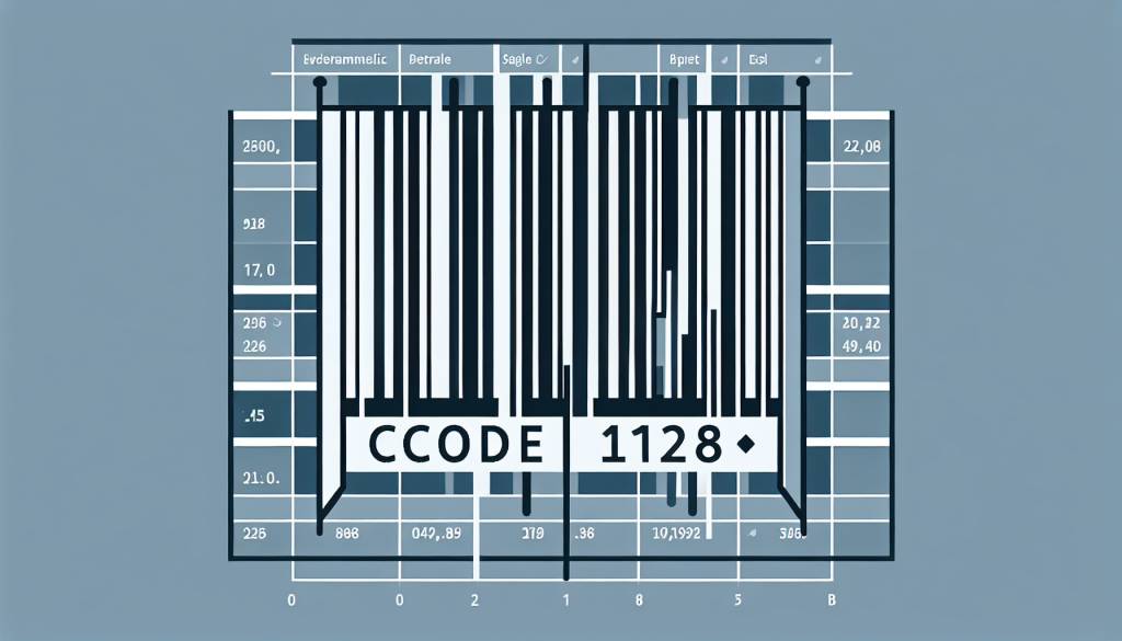 créer un code-barres code 128 dans excel