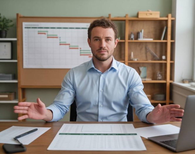 Tableau de bord de suivi de projet dans Excel : modèle complet avec diagramme de Gantt, indicateurs et automatisations VBA