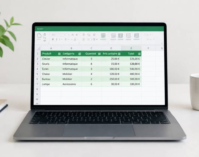 Excel : mettre sous forme de tableau facilement