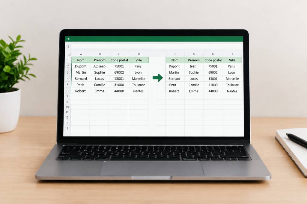 Comment déconcaténer dans Excel avec une formule ou Power Query