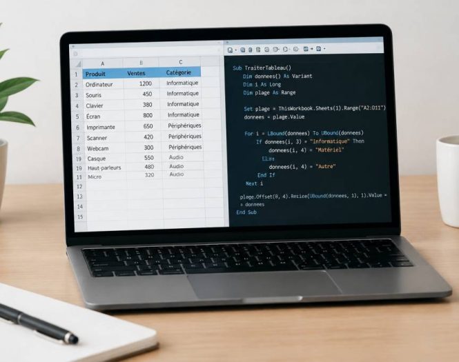 Array VBA Excel : maîtriser les tableaux en VBA pour automatiser vos feuilles de calcul