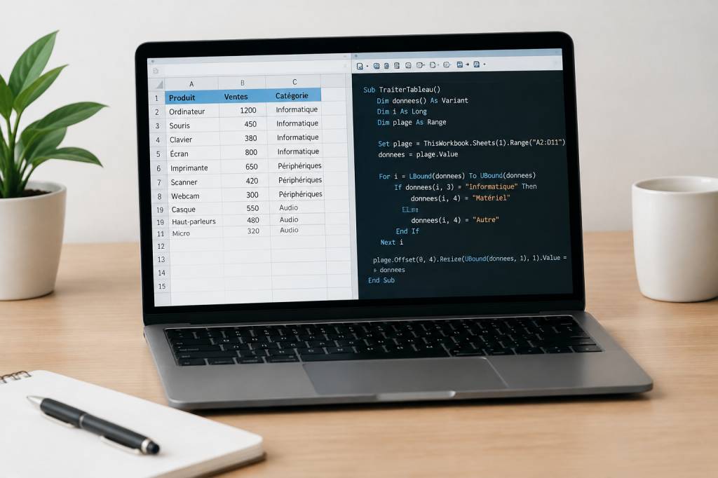 Array VBA Excel : maîtriser les tableaux en VBA pour automatiser vos feuilles de calcul