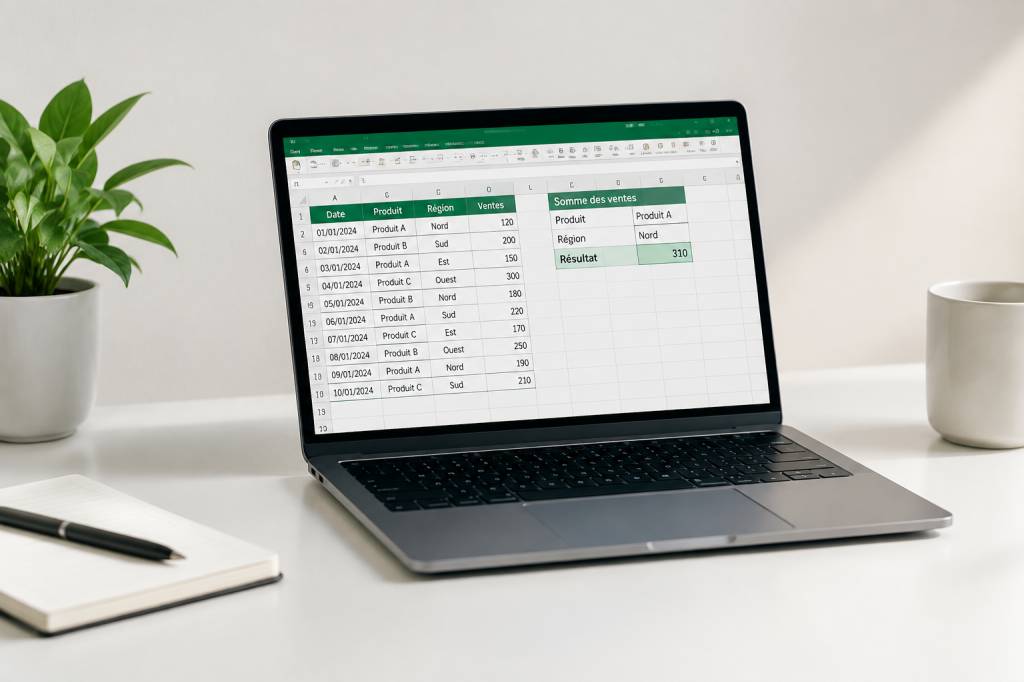 Formule somme si ens : guide complet pour additionner selon plusieurs critères dans Excel