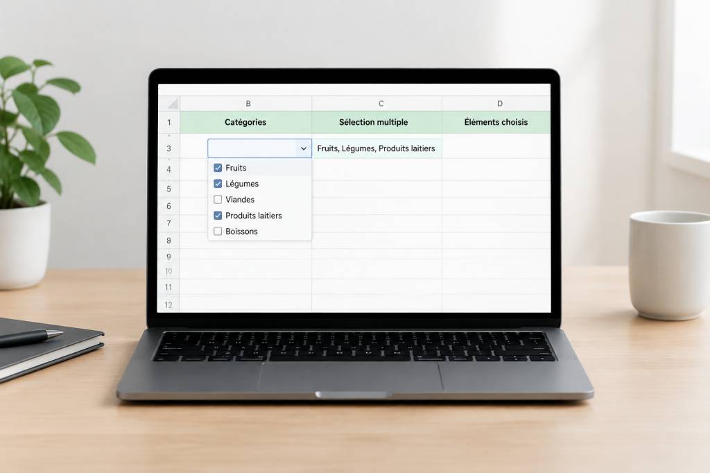 Excel liste déroulante à choix multiples : créer et personnaliser un menu interactif