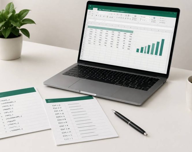 Fiches mémo Excel : formules, raccourcis clavier et fonctions essentielles