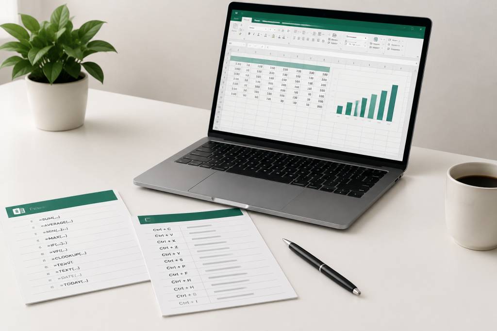 Memo Topics Fiches mémo Excel : formules, raccourcis clavier et fonctions ...