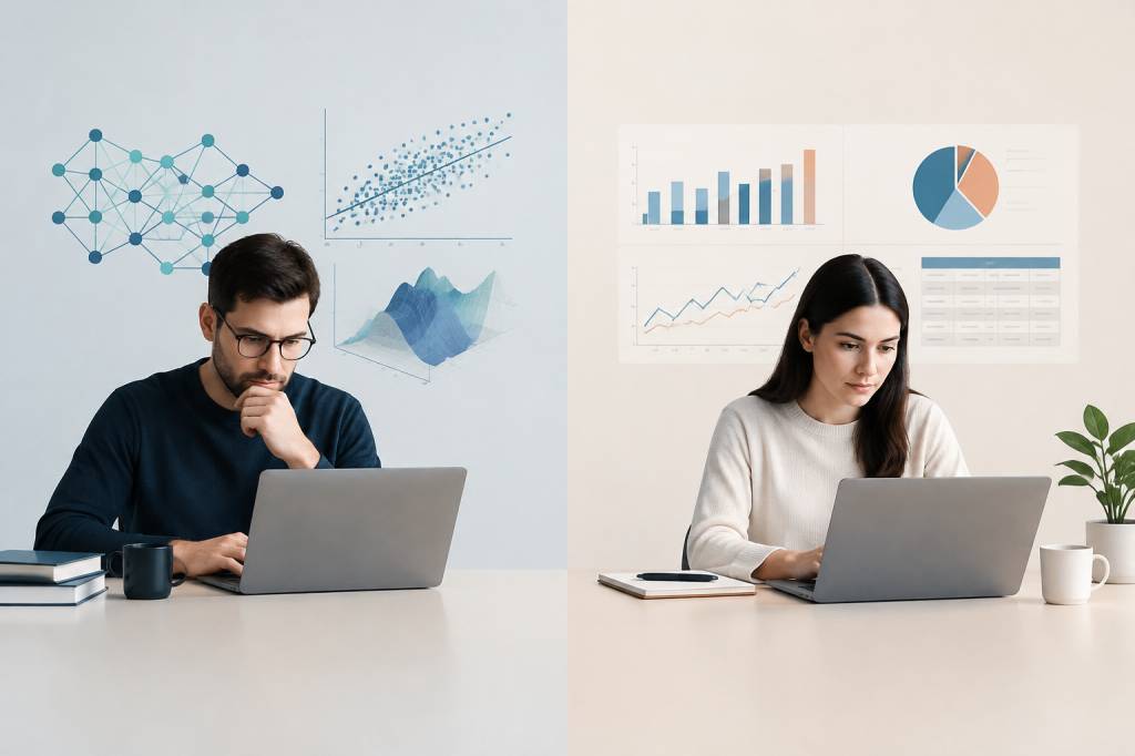 Data scientist vs data analyst : différences, compétences et salaires